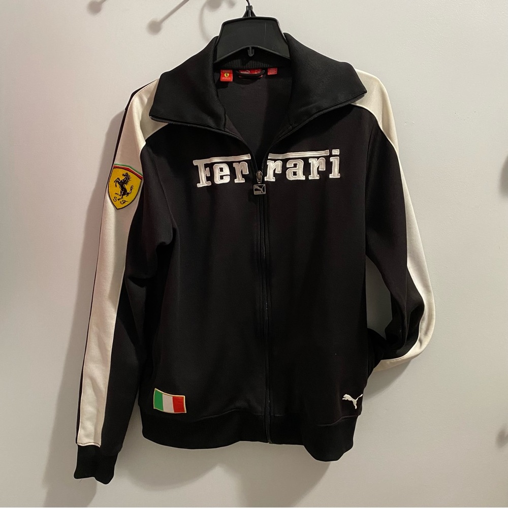 Puma Ferrari zip up hoodie size M